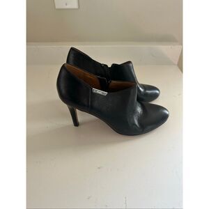 Coach Seneca black leather ankle booties Black Women's 10B